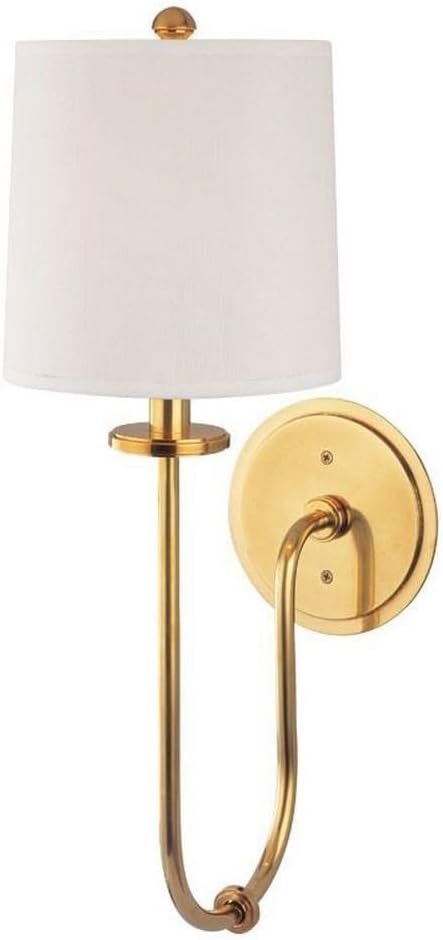 Hudson Valley Lighting Jericho - One Light Wall Sconce - 7 Inches Wide by 20.5 Inches High-Aged Brass Finish