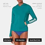 Hurley Womens Hoodie Zip Rashguard - Image 3