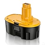 18V 5.0Ah/5000mAh DE9098 18V Ni-Mh Battery Replacement for Dewalt 18V Battery DW9096 DE9098 DE9095 DW9095 DC9096 DW9098 DE9039 DE9096 DC9095 DC9098 DC9099 DW9099 DE9503 DC725 388683-12 651034-01