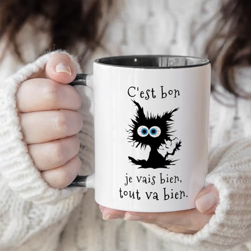 Fatbaby Tasse à café drôle pour collègue, ami, cadeau d'anniversaire, Thanksgiving ou Noël pour collègue de bureau. Tasse sarcastique pour le bureau, thé ou café, 11 oz – vue 4