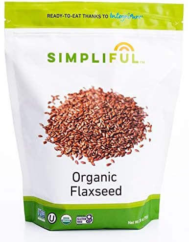 Simpliful™ Organic Whole Brown Flaxseed, 28-oz – Ready-to-eat thanks to IntegriPure®