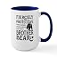 White/Navy Inside - Fiercely Protective Brother Bear Mugs