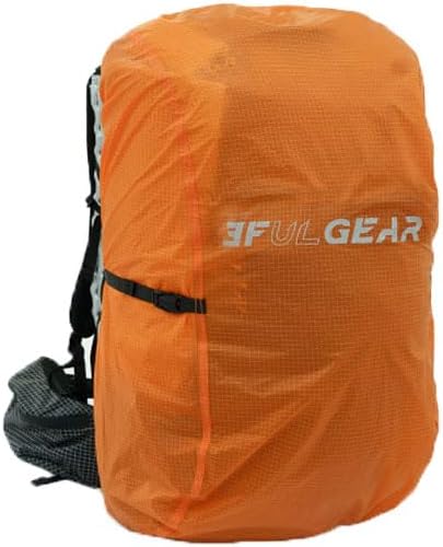 3F 20-85L Mochila Funda para Lluvia, Impermeable, a Prueba de Polvo, Resistente al Desgaste, Funda para Mochila para Senderismo al Aire Libre (Naranja-S)