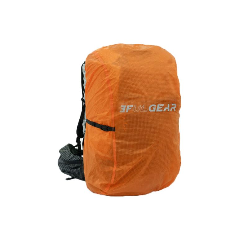 GANSMART 3F 20-85L backpack rain cover, waterproof, dustproof, wear-resistant, tear resistant outdoor hiking backpack cover (orange-S)