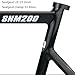 YFGSFWTS 700C Fixed Gear Bike Frameset 52cm 55cm Aluminum Alloy Track Bike Frame Quick Release 100mm/120mm C Brake Single Speed Frames(Black,55cm)