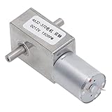 Moteur électrique DC12V, moteur de réduction de vis sans fin à double arbre, bonne stabilité pour ouvre-fenêtre(150 tr/min)