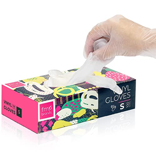 Fit Meal Prep 100 Pack Disposable Latex Free Small Vinyl