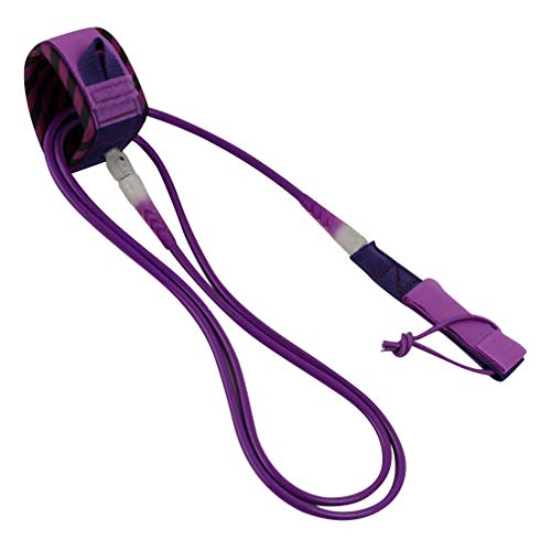 BESPORTBLE Correia de Surf para Surf de Segurança Reta para Acessórios Esportes Aquáticos 1,82 m, Ro