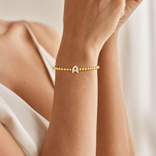 Fimhut Zircon Letter Bracelets - image 6