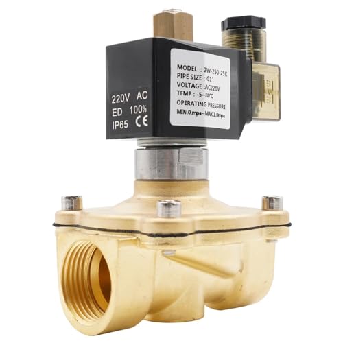 Électrovanne laiton haute durabilité avec joint NBR et bobine 110V