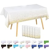 ⚫【Design Élégant au Motif à Pois Intemporel】Cette nappe à pois apporte une touche de gaieté et de style à toutes vos occasions. Son motif pointillé, à la fois moderne et rétro, s'adapte à tous les décors. Que vous visiez une ambiance festive ou décontractée, cette nappe anniversaire ou nappe de fête sera la pièce maîtresse de votre table.