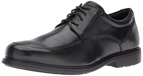 Rockport Men's Charles Road Apron Toe Oxford, black, 10.5 W US