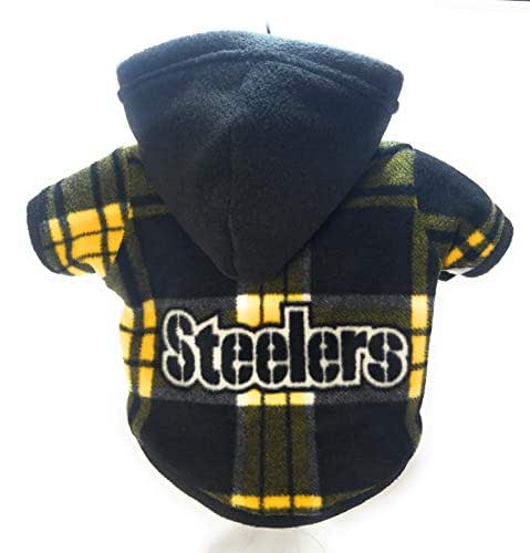Dog Hoodie Steelers Sports Fleece Fabric Clothing
