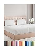 Split King Size 5 Piece Sheet Set - Comfy Breathable & Cooling Bed Sheets Set - Hotel Luxury Bedding for Women, Men, Kids & Teens - Deep Pockets, Easy-Fit, Soft, Wrinkle Free - Oeko-Tex - Grey Stripes -  CGK Unlimited