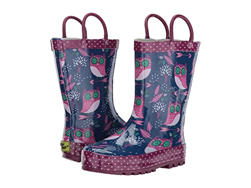 Western Chief Unisex-Child Waterproof Printed Rain Boot with Easy Pull on Handles