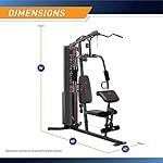 Marcy Multifunction Steel Home Gym 150lb Weight Stack Machine - Image 2