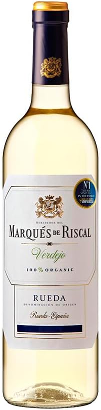 Marqués de Riscal - Vino blanco Denominación de Origen Rueda, 100% Organic - Estuche 3 botellas x 750 ml - Verdejo, Finca Montico y Sauvignon Blanc - Total 2250 ml