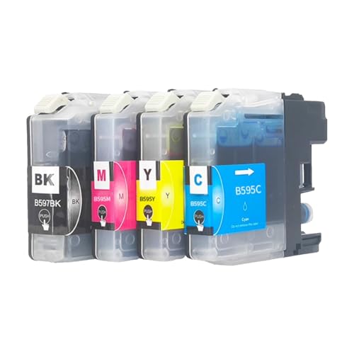 Cartouche d'encre LC595XL bleue haute fidélité pour photos et rapports