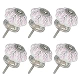 uxcell 6 Packs Ceramic Knobs,...