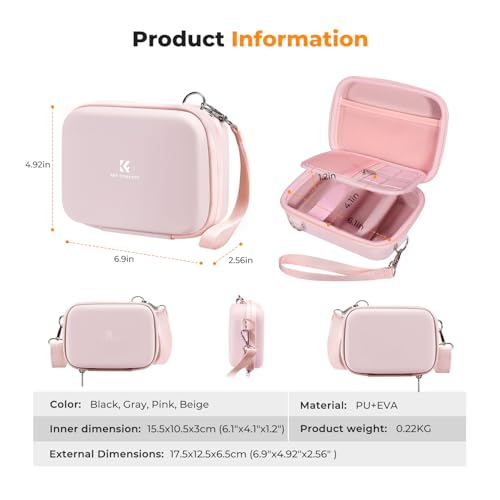 Image of K&F CONCEPT Carrying Case for Digital Camera, Hard Shell Protective Case