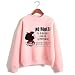 Mafalda Anime Sweat À Capuche Imprimé pour Homme Et Femme Sports Casual Mode Pull À Col Rond Tendance Hip Hop Tendance Manches Longues Mignon Surdimensionné Pull Cosplay