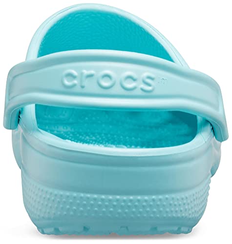 Image of Crocs Unisex-Adult Classic Clogs, Ice Blue, 2 Men /4 Women