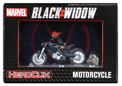 WizKids Marvel HeroClix: Black Widow Movie – Black Widow with Motorcycle