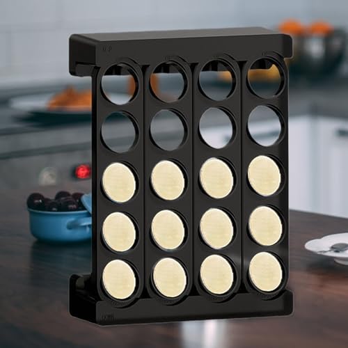 Support pour capsules de café avec affichage organisateur de dosettes