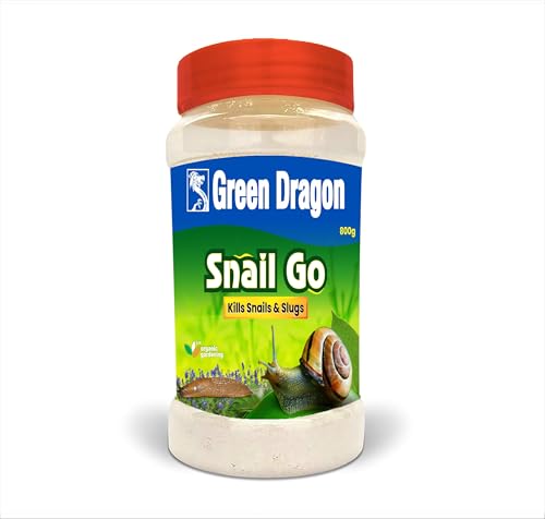 Green Dragon Snail & Slug Killer for Organic Gardening. Make 160 LTR Ready to use Spray Mixture, SnailGo Powder can be Sprinkled with Hands. Available in a Pack of 2 Also