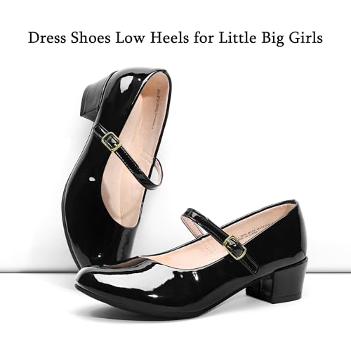 NUH Girls Flats Comfortable Slip On Dress Shoes4