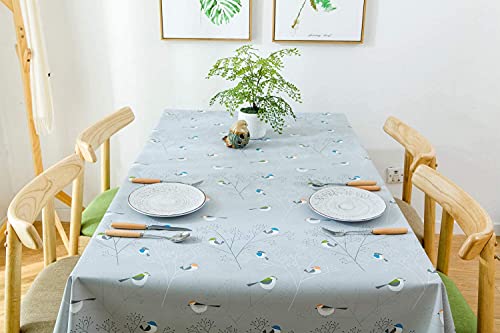 Nappe pliable imperméable motif oiseau pour fêtes de famille - 5