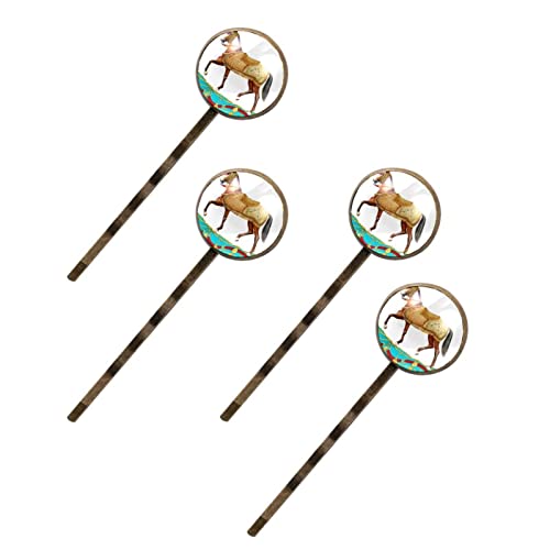 Épingles à cheveux chevaux de la soie lot de 4 tenue parfaite