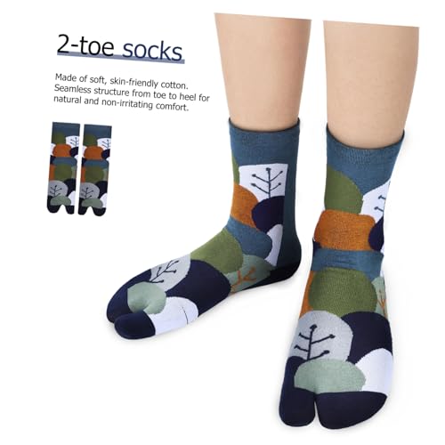 Calcetines Tabi de algodón para mujer elásticos cómodos protectores de dedos para sandalias Geta 7