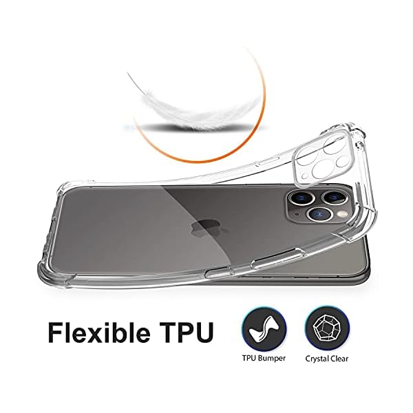 Funda para iPhone 11 Pro con 2 Piezas Cristal Templado - Imagen 4