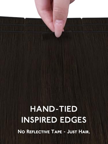 Image of WENNALIFE Genius Tape in Hair Extensions Human Hair, Invisible Tape in