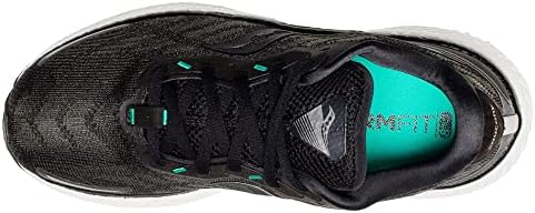 Saucony Women's Triumph 19 Running Shoe, Black/White, 7 | Image 3