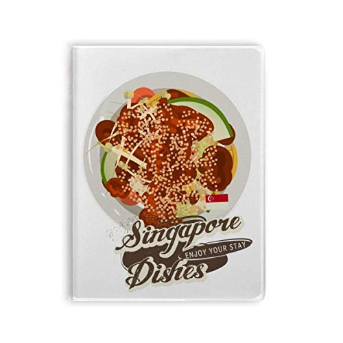 Carnet de notes traditionnel Singapour Rojak souple, cahier d'écriture ligné