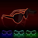 Ainiv LED Brille, Leuchten Brille, Verdrahtet Neon Rave Brille, Flashing LED Sonnenbrille Kostüme, Flashing LED brillen, Led Glasses, Partybrille, Party Led Brille für Party, EDM, Halloween