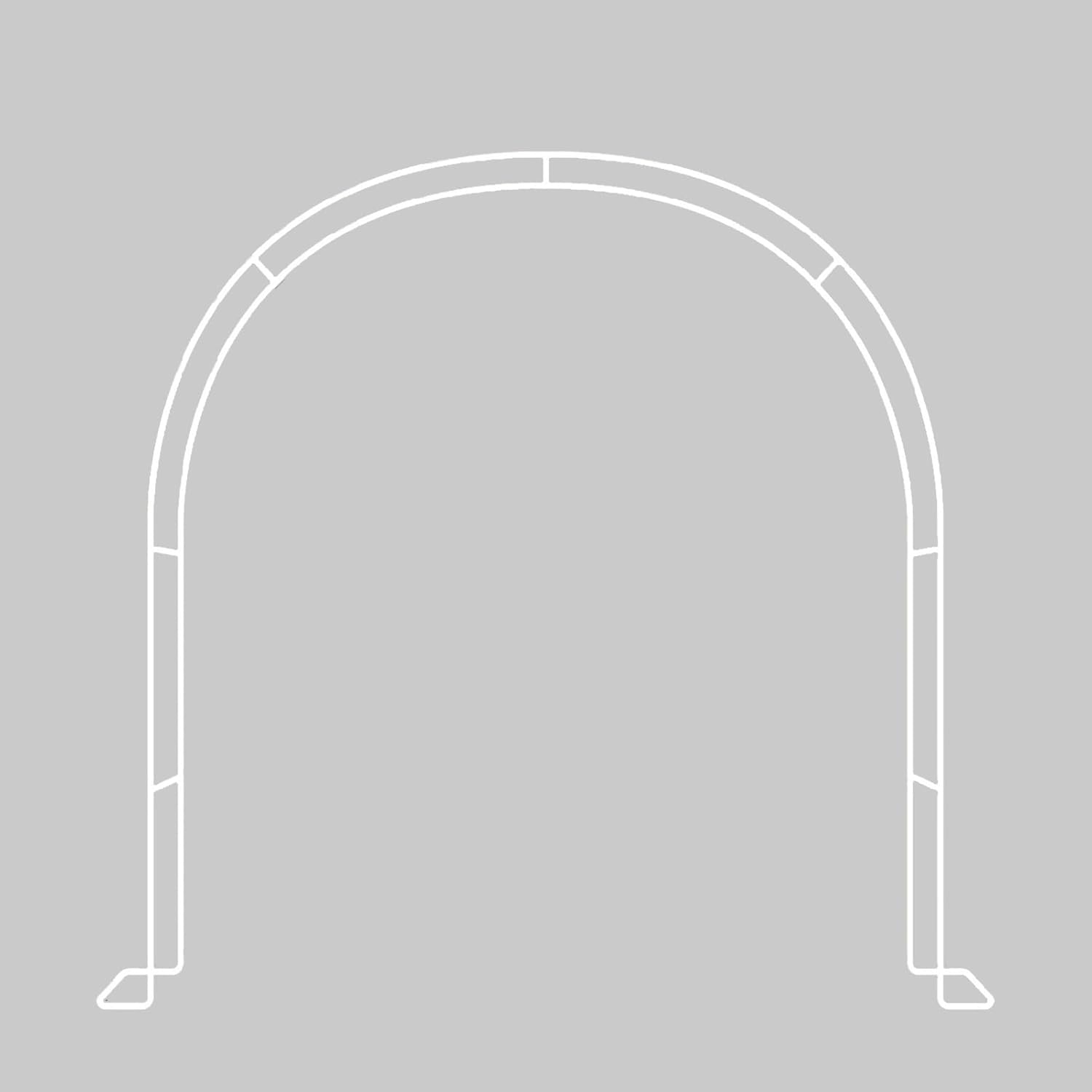 Metal Garden Archway, Garden Arch Iron Art, Wedding Rose Arch, Garden Arches, Outdoor pergola arbour, for Roses Climbing Plants Support, Backyard Vines Garden Arbor Trellis (Color : Black, Size : W1