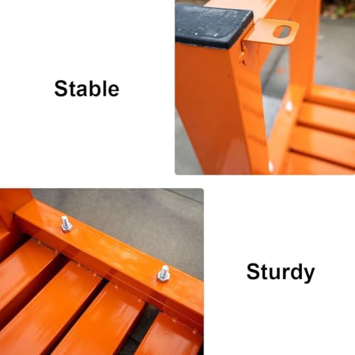 Banc d'extérieur en métal résistant aux intempéries pour terrasse - 4