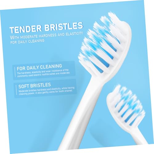 ROMISBABA Elektrische Zahnbürste für Erwachsene Vibrationszahnbürste mit Weichen Borsten Aufsteckbürsten Ergonomischer Griff für Effektive Zahnreinigung und Frischen – Bild 4