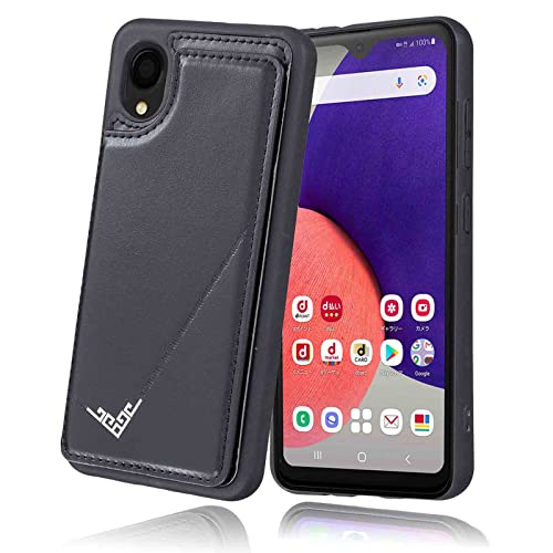 �yViesa�z�w�ʃJ�o�[ �P�[�X�蒠�^ �݊��� Galaxy A23 5G/SC-56C/SCG18 �Ή� Samsung �w�ʌ^�P�[�X (�u���b�N) �y�E�� �����₷���A���u���X�^���h�@�\ ���z�^ �X�}�z�o�b�N?�J�o�[ �T���X�� �M�����N�V�[a23 5g