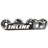 Roda Patins Inline Roller Owl Sports 70mm 80a (Preto)