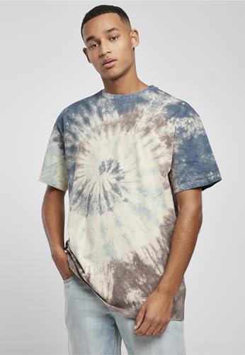 Urban Classics Oversized Tie-Dye T-Shirt Uomo T-Shirt Panna Xl 100% Cotone Regular - 2