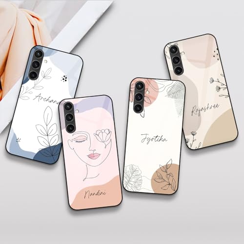Image of COLORflow Back Cover Compatible with Samsung Galaxy S23 FE 5G|Aesthetic Name Color Customized|Shockproof TPU Bumper with Camera Protection Back Cover Compatible with Samsung Galaxy S23 FE 5G,Multi