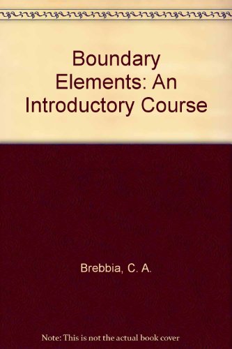 Boundary Elements: An Introductory Course 0070074143 Book Cover