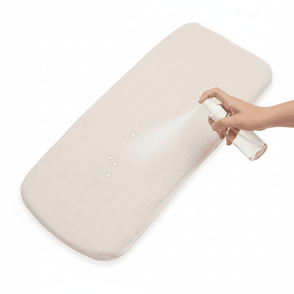 Tititnins® - Sabana Bajera Capazo Impermeable para Inglesina Aptica-Electa | Funda Colchón Protector Cuco Carrito Bebe | ALGODÓN BLCO | 100% Algodón Certificado Oeko-Tex® Organic Cotton — view 10