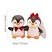 Imagen de Pareja de peluche de pingüino, peluche
