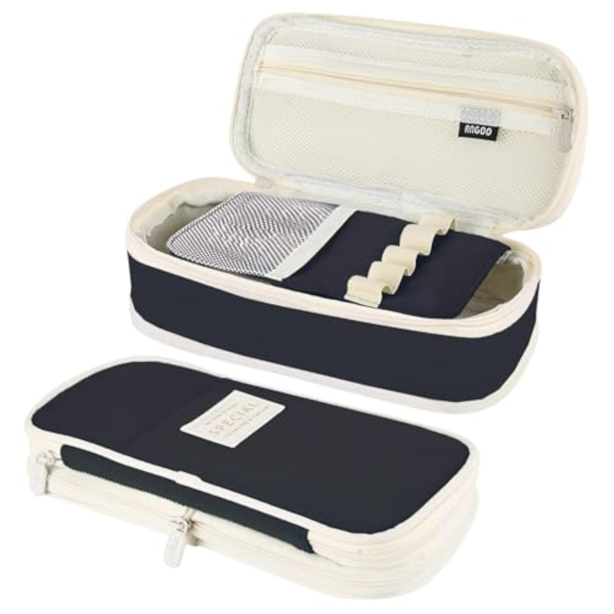 Large Capacity Nylon Pencil Pouch for Kids, Durable Gift