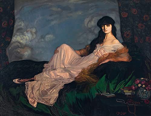 Tableau Portrait de la comtesse Mathieu De Noailles pour décorer un grand mur